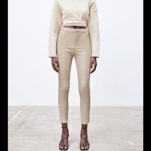 Zara | Faux Leather Leggings